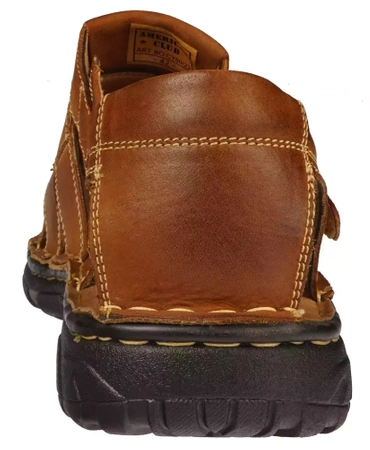 Sandały męskie American Club MCY-80BR brązowe