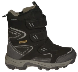 Dziecięce śniegowce American Club CWT161/23BLGY czarno-szare