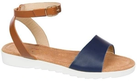 Młodzieżowe sandały American Club 170621-7B granatowe