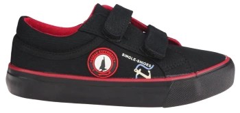 Tenisówki dziecięce na rzepy Clibee B-289BLRE czarne