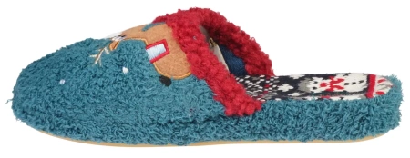 Damskie pantofle tekstylne American Club DSL-21GR zielone