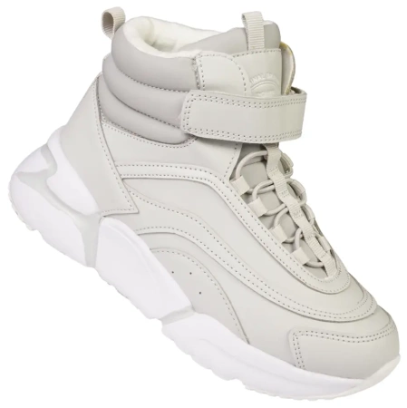 Dziecięce buty zimowe American Club CES48/22LTGY szare