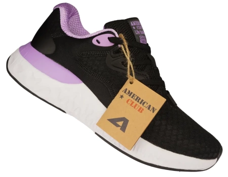 Damskie buty sportowe American Club DWT103/22BL czarne
