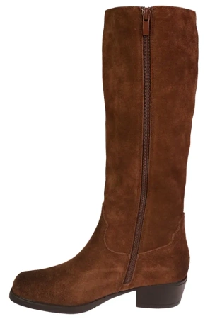 Damskie kozaki zimowe Sergio Leone DKZ268-SBR brązowe