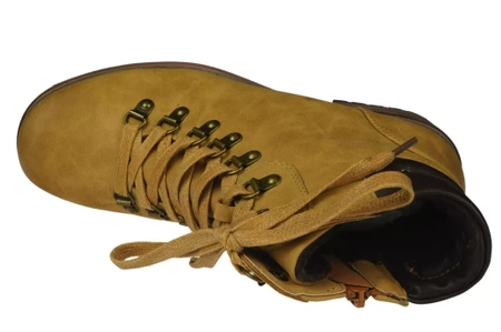 Damskie buty zimowe Sergio Leone DTR0714-11NZO żółte