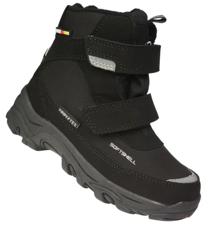 Dziecięce trapery zimowe American Club CSN60BL czarne