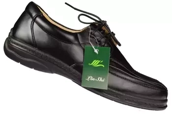 Męskie półbuty eleganckie Linshi - niska cena MA8008-1BL