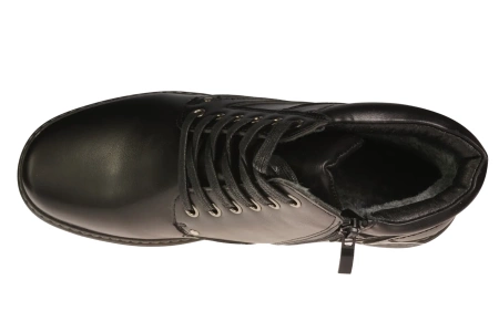 Męskie trzewiki zimowe ocieplane Skotnicki MB-4-0756BL czarne