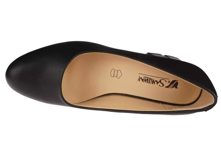 Półbuty damskie Sandway D7990-1CZ czarne