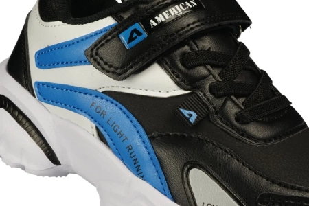 Dziecięce buty sportowe American Club sneakersy dziecięce BBS21BLRBU czarne