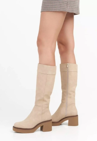 Damskie kozaki zimowe Sergio Leone DKZ930BE