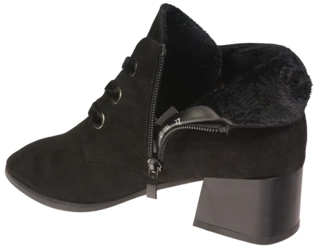 Damskie botki przejściowe Sergio Leone DBT220CZMI czarne