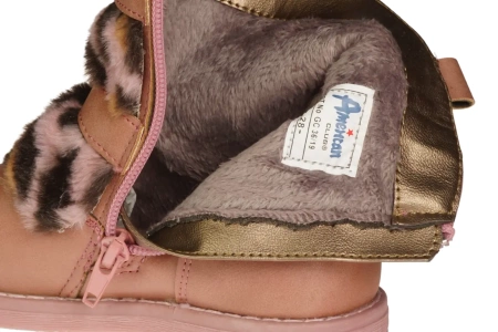 Dziecięce buty zimowe American Club BGC36PI różowe