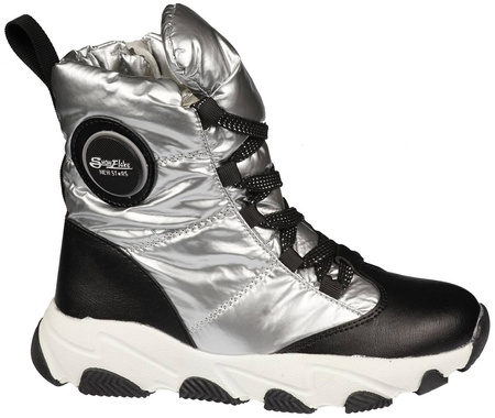 Dziecięce zimowe buty Clibee CA-86SI srebrny