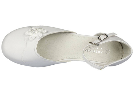 Półbuty dziewczęce komunijne American Club CKOM-50