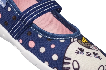 Tenisówki dziecięce Viggami Margaret kapcie dziewczęce na gumkę