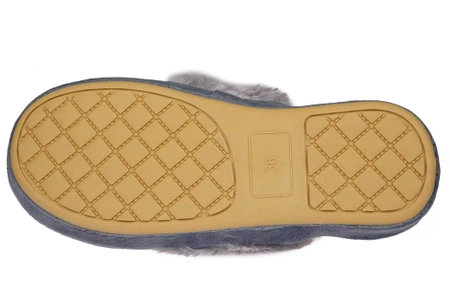 Damskie pantofle tekstylne American Club DSL-14NA