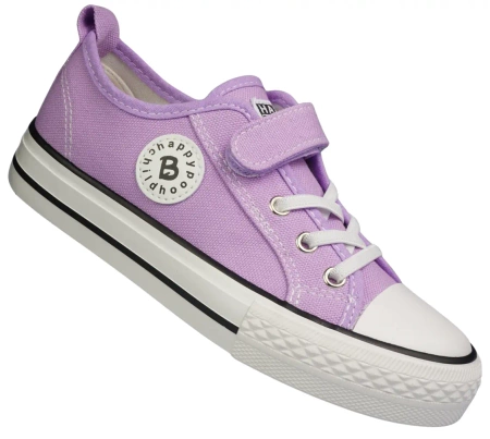 Tenisówki dziecięce zapinane na rzep BESSKY CMY009-7CPU fioletowe