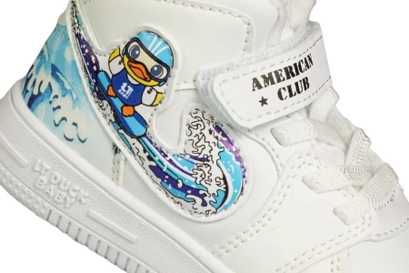 Dziecięce buty zimowe American Club ABD28WH białe