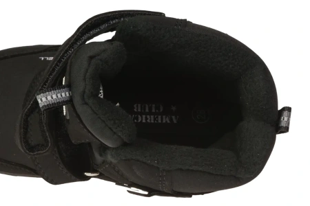 Dziecięce trapery zimowe American Club CSN60BL czarne