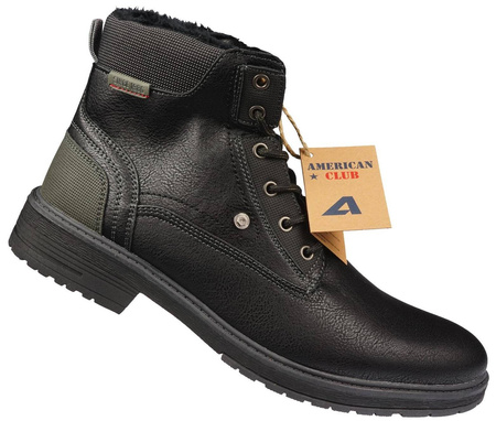 Zimowe buty męskie American Club RH-93BL