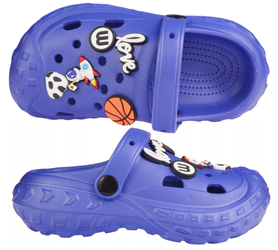 Dziecięce klapki basenowe Sport CH428NA granatowe