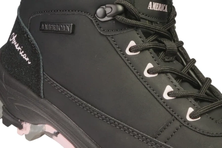 Damskie trapery zimowe damskie buty zimowe American Club DAA52BL czarne